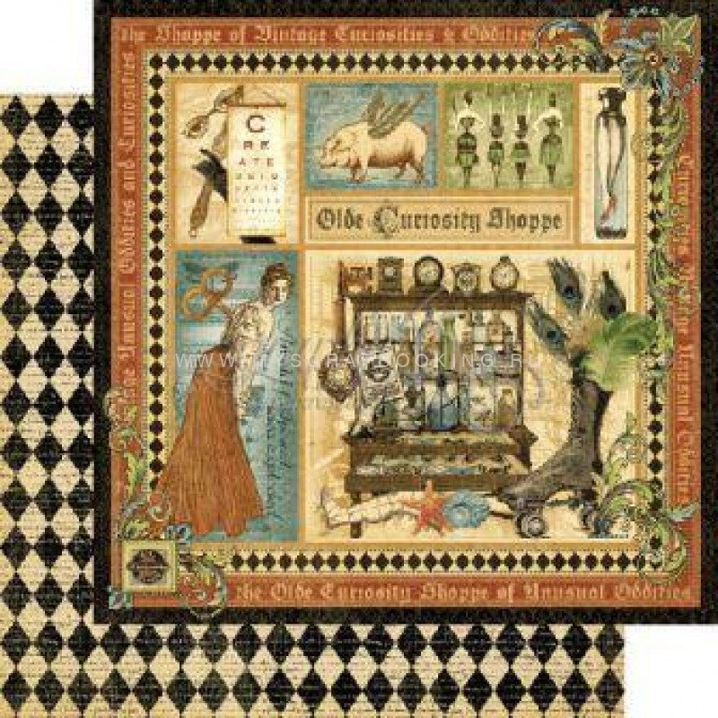    Old Curiosity Shoppe, 30,5*30,5 , , Graphic45 