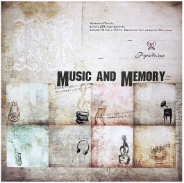     MUSIC AND MEMORY, 30,5*30,5 , 20 