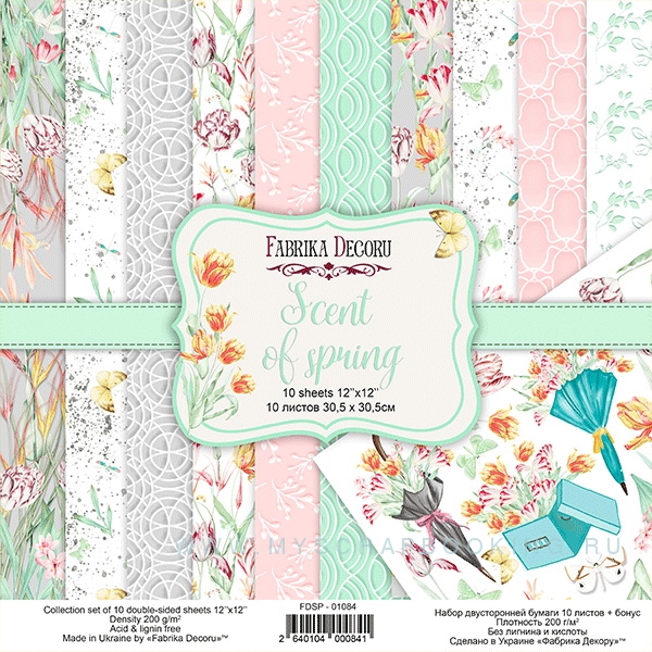     SCENT OF SPRING, 30,5*30,5 , 10 ,  + 