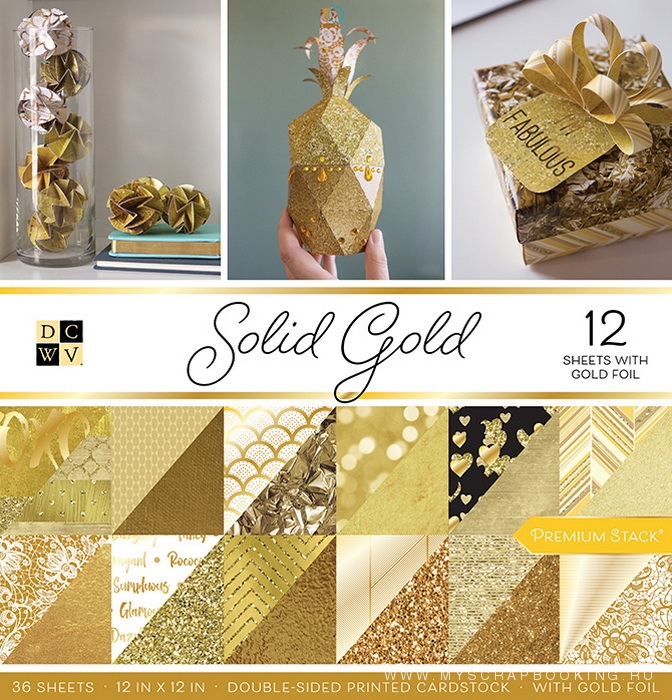     DCWV, Solid gold, 30,5*30,5 