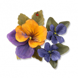     Sizzix Thinlits 12PK - Flower, Pansy/Violet #658419